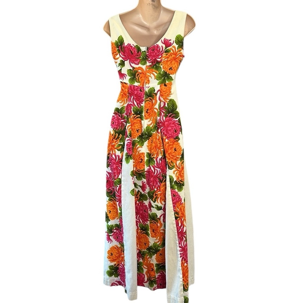 Vintage Hawaiian Ui-Maikai Maxi Dress Destination Wedding